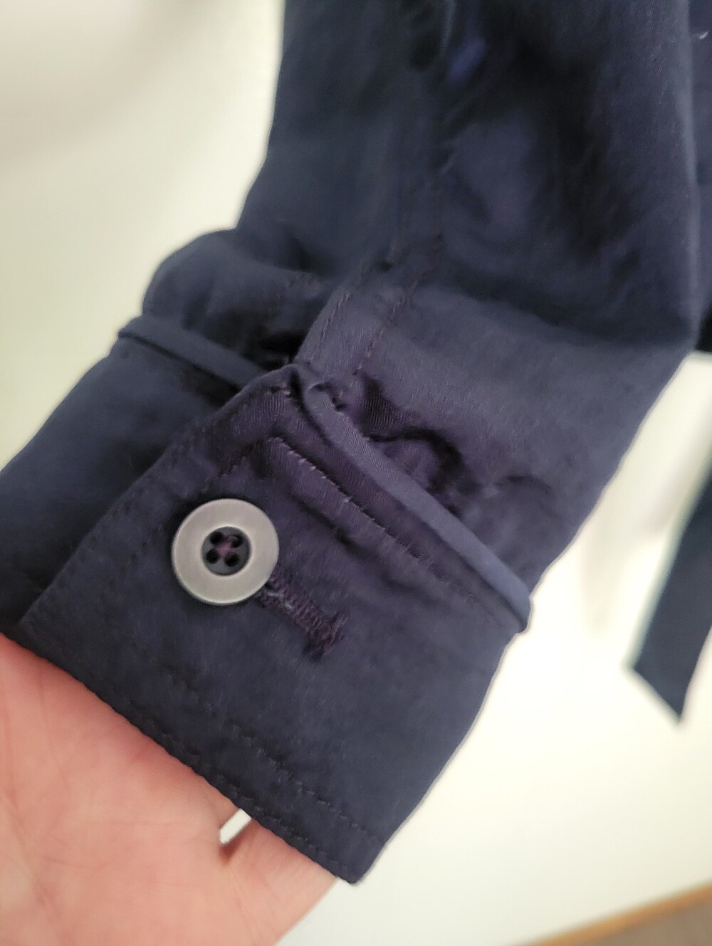 Anthropologie × Hei Hei Belted Anorak Utility Jacket Navy Blue Lightweight XS - Picture 5 of 12